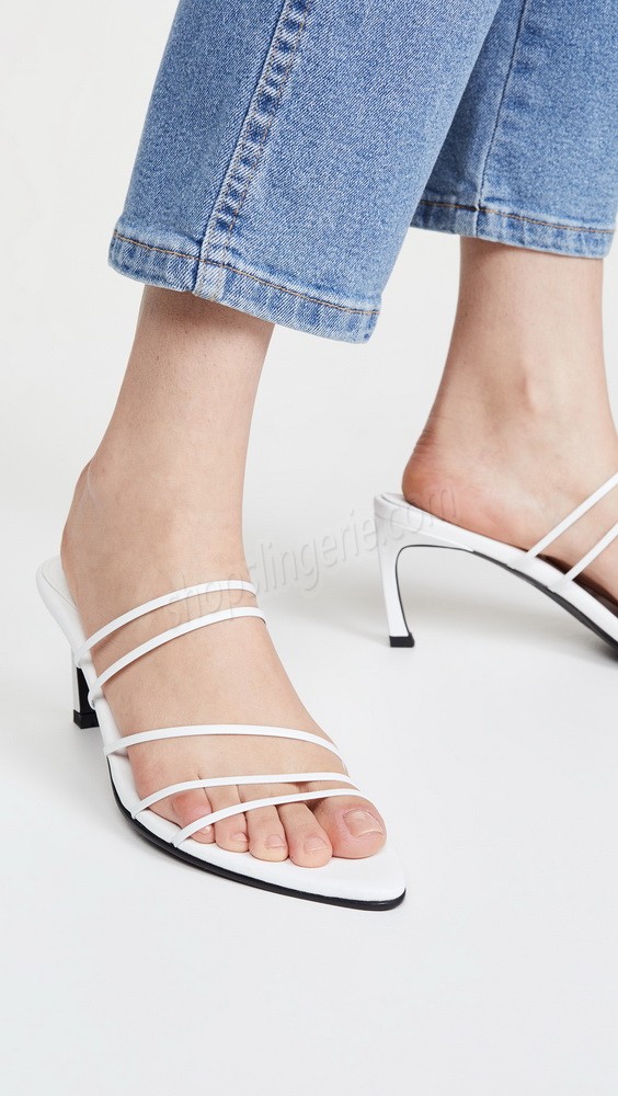Reike Nen Five Strings Pointed Sandals White - -1