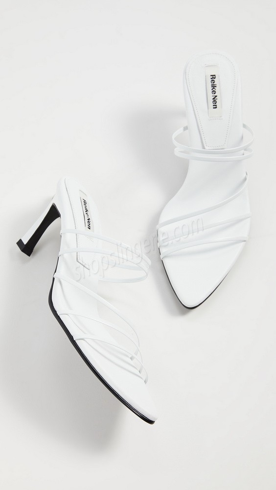 Reike Nen Five Strings Pointed Sandals White - -3