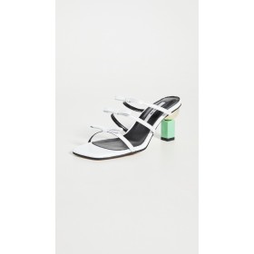 Yuul Yie Daylight Sandals White Croc/Fern Green
