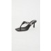 Alexander Wang Ivy Logo Thong Sandals 85mm Black