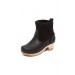 No.6 Pull On Shearling Booties Black