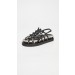 3.1 Phillip Lim Yasmine Cage Espadrille Platform Sandals Black